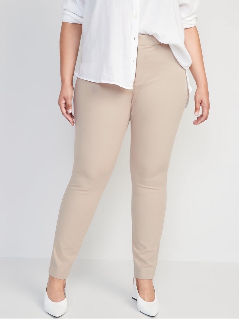 Old Navy Women’s High Rise Pixie Skinny Khaki Pants